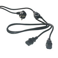 Mcl Power Cable Black 2.0m (MC909-2M)